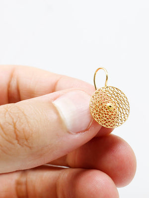 Round Earrings in Network