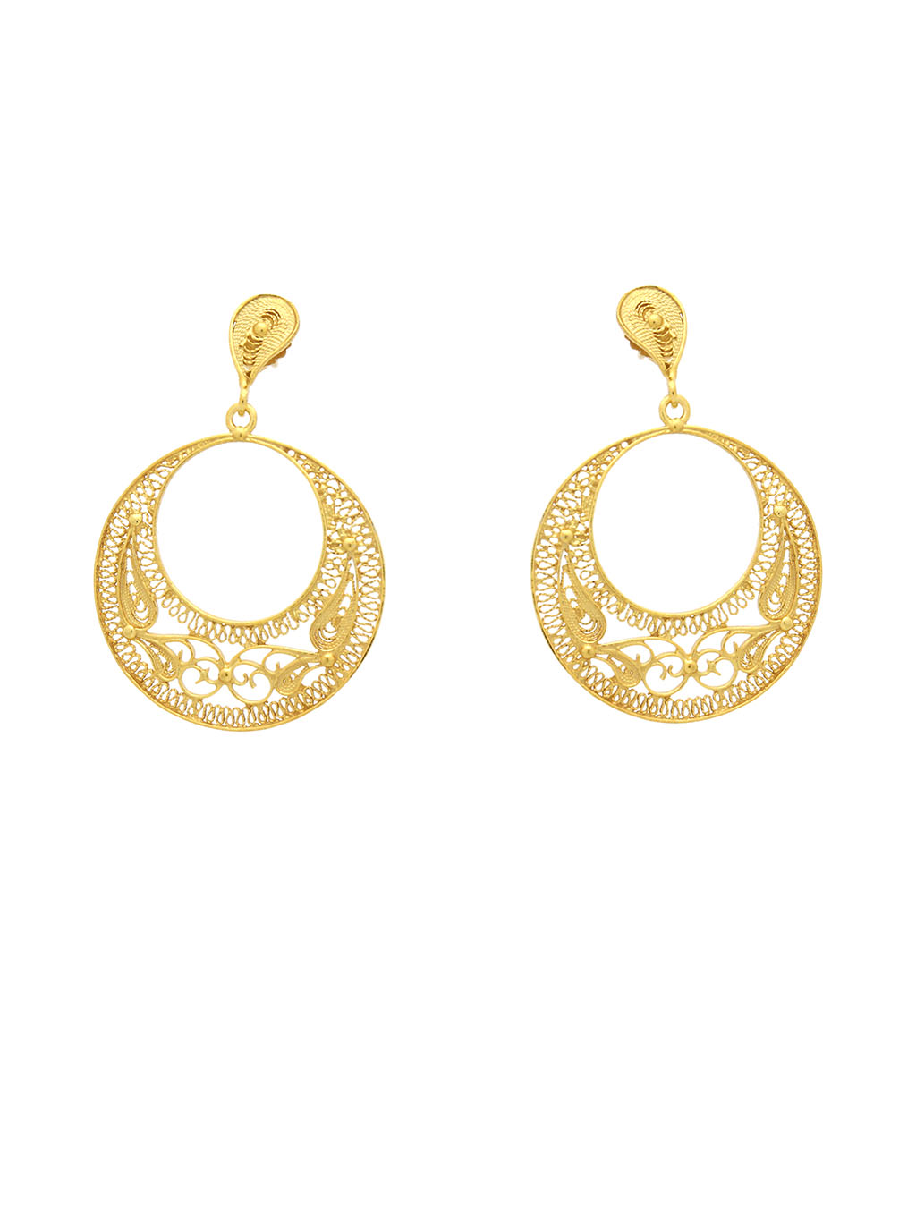 Round earrings (size M)