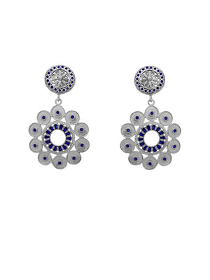 Round Earrings Enamel