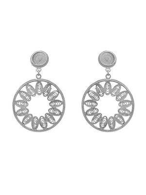 Ellipses Round Earrings