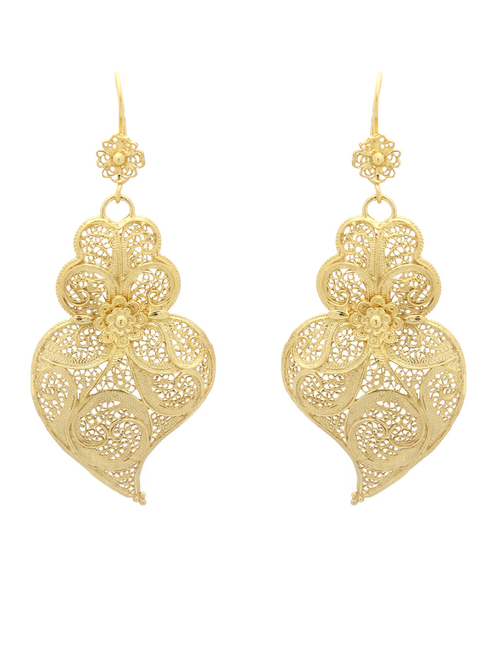 TRADITION Earrings 5cm Flower Hook