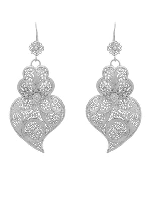 TRADITION Earrings 5cm Flower Hook