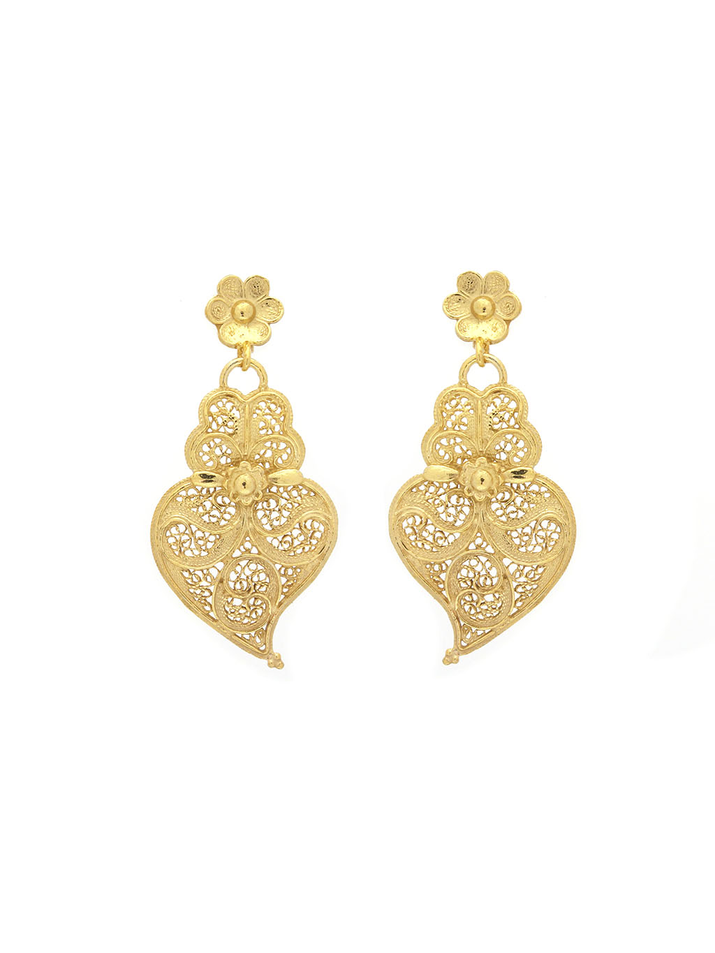 Earrings Tradition 3cm Tornilho Flower