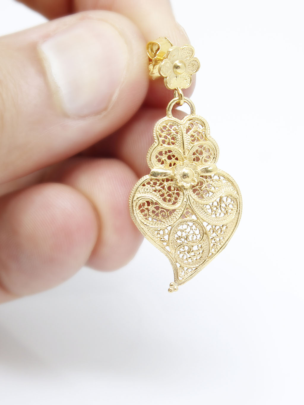 Earrings Tradition 3cm Tornilho Flower