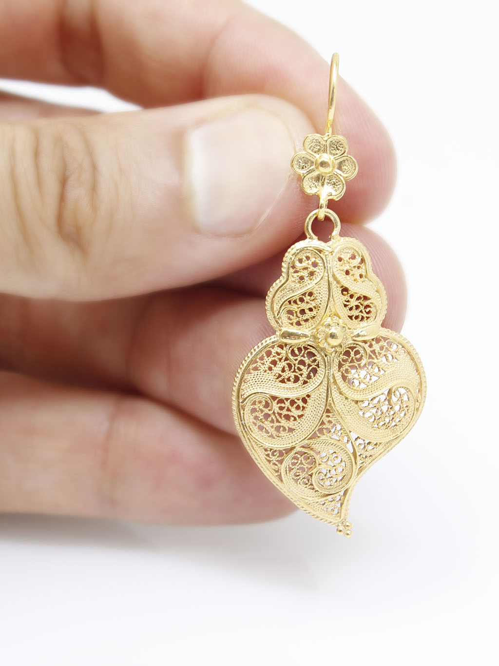 Tradition Earrings 3.5cm flower hook