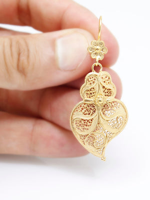 Tradition Earrings 3.5cm flower hook