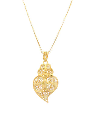 Heart Medal Tradition 3.5cm in silver/gold