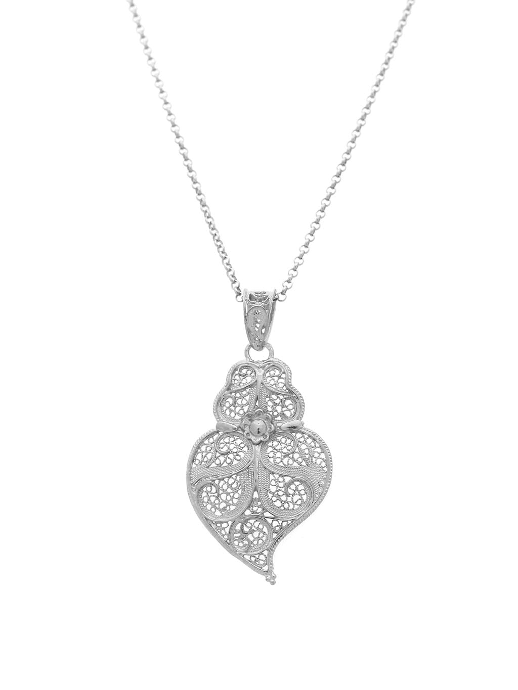 Heart Medal Tradition 3.5cm in silver/gold