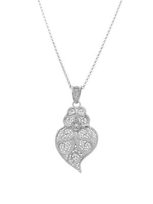 Heart Medal Tradition 3.5cm in silver/gold