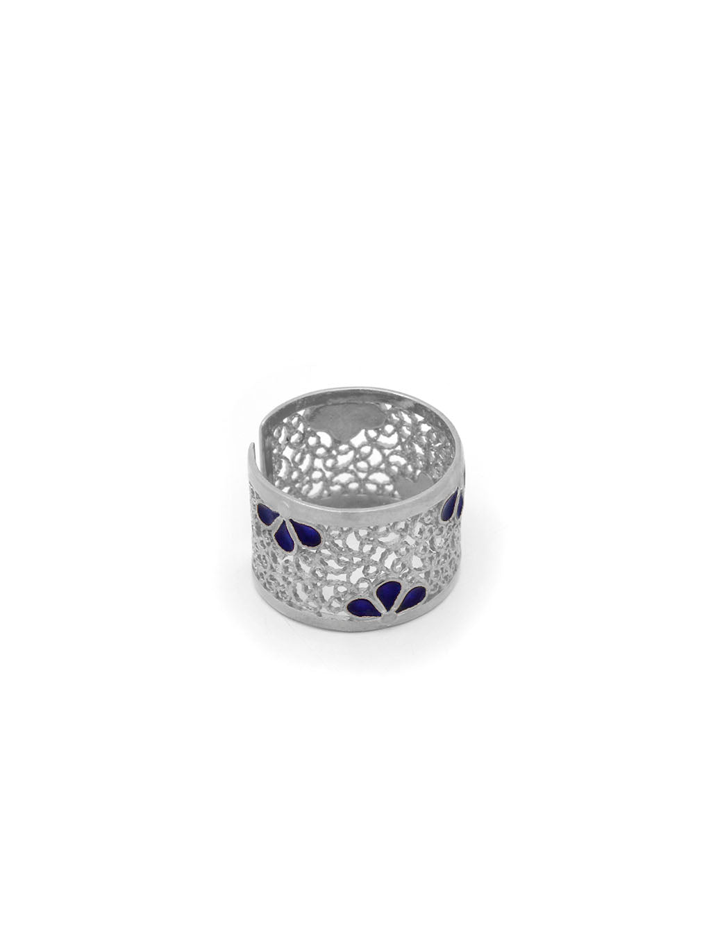 RATE RING FLOWERS ENAMEL