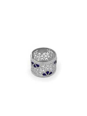 RATE RING FLOWERS ENAMEL