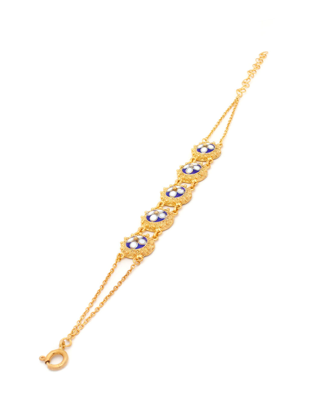 3 snails bracelet (4 petals)