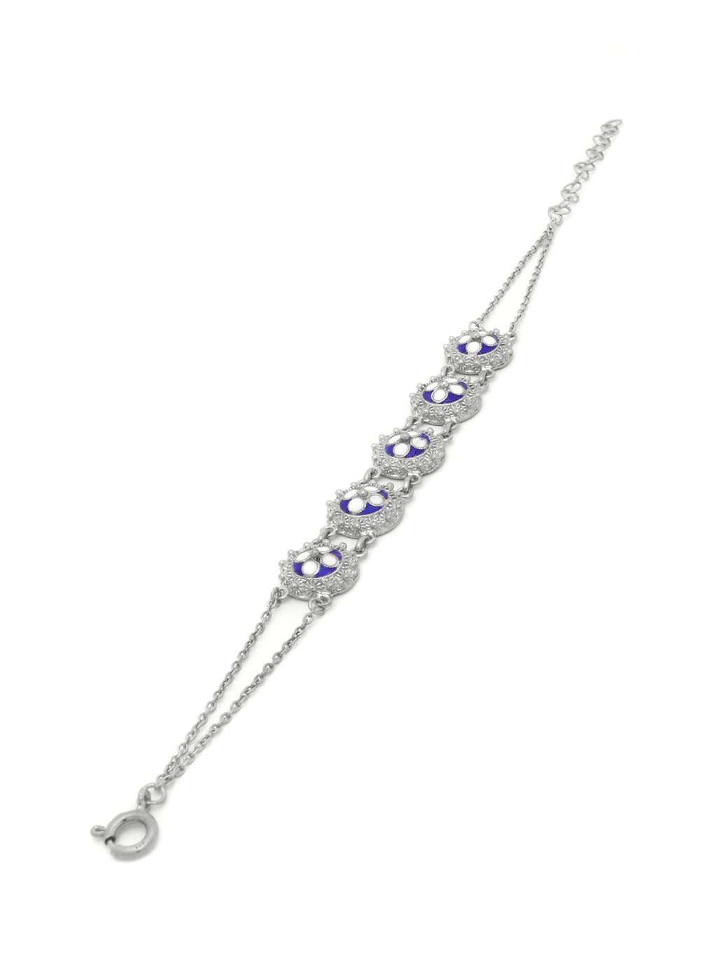 3 snails bracelet (4 petals)