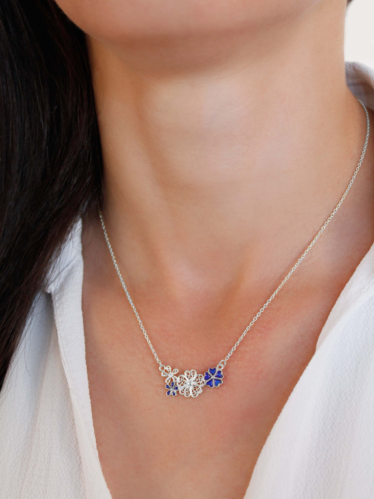 Flor de Liz Set - Necklace, Earrings and Bracelet (4336586096699)