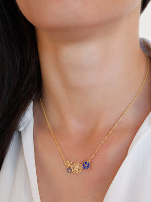 Flor de Liz Set - Necklace, Earrings and Bracelet (4336586096699)