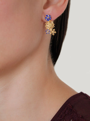 Flor de Liz Set - Necklace, Earrings and Bracelet (4336586096699)