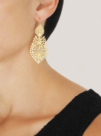 Queen Earrings - Size M – 9K Gold / 19K Gold