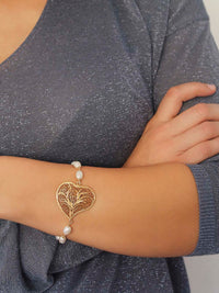 Fátima Filigree Bracelet – 9K Gold / 19K Gold