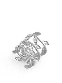 Gentil Filigree Leaf Ring – Sterling Silver