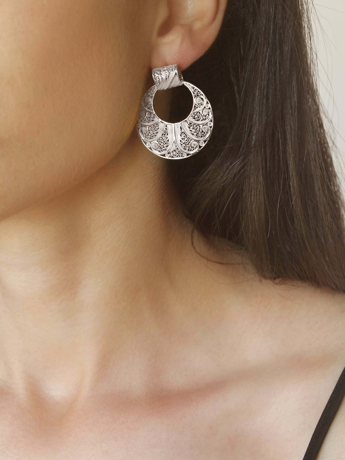 Brincos Escultural M (2060938215483)