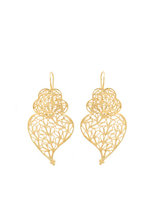 Brincos Graciosa coração de viana (9942360977)