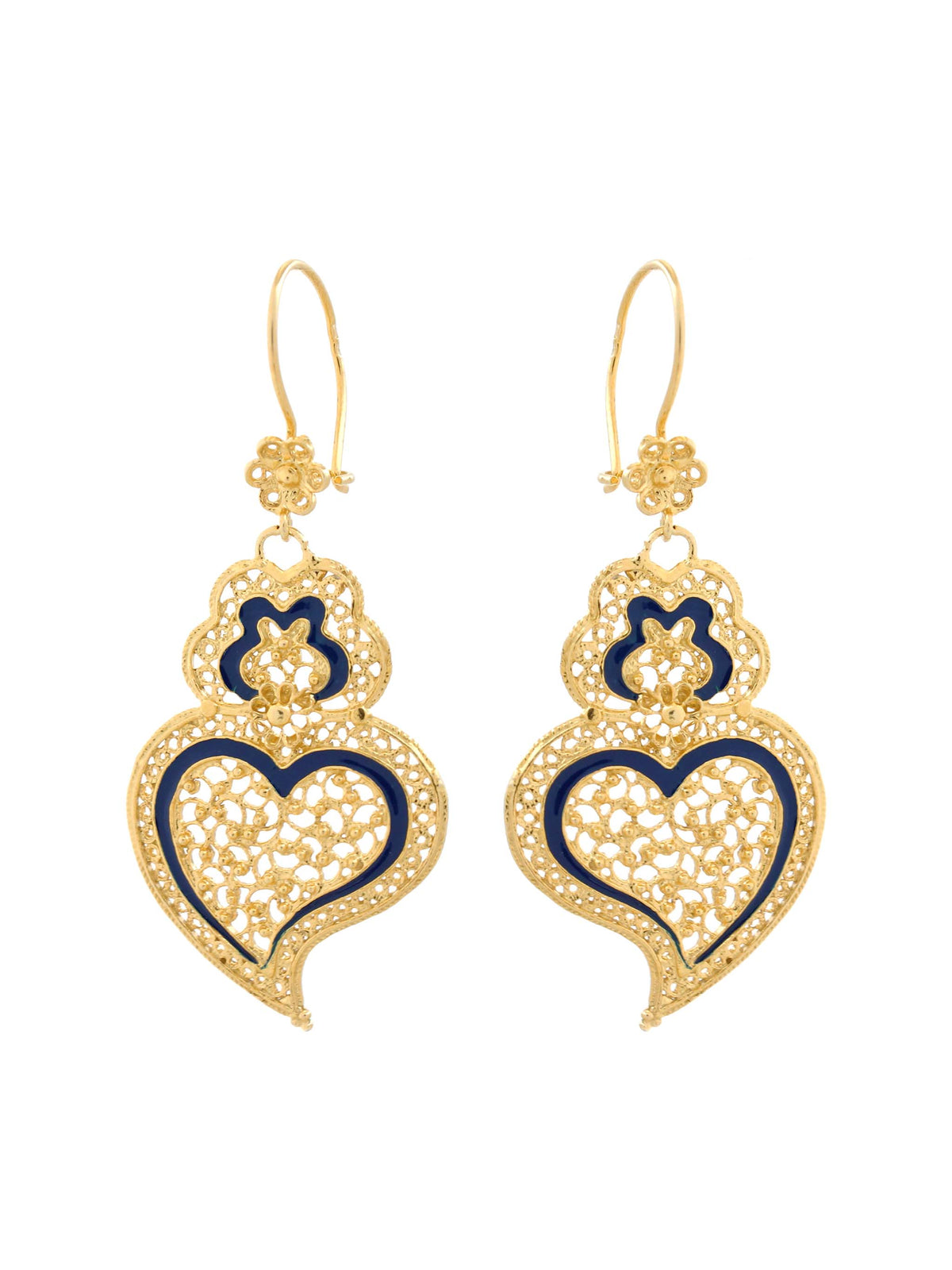 Distinta III - Filigree heart earrings (9335757713)