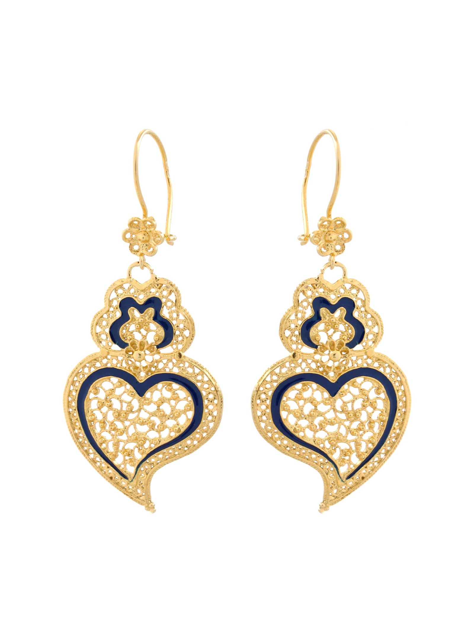Distinta III - Filigree heart earrings (9335757713)