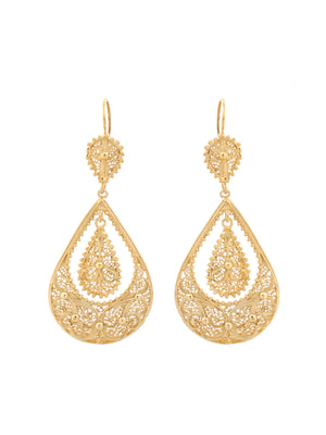 Esmerada - Brincos em filigrana (9335977297)