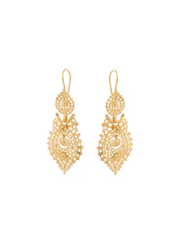 Queen Earrings - Size M – Gold-Plated Silver