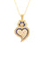 Distinta S Azul - Coração de viana em filigrana (1373849845819)