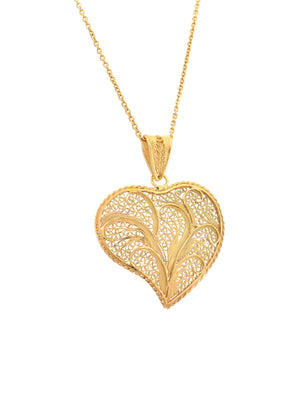 Medalha de Fátima (tamanho M) em filigrana exclusivamente manual (84894646289)