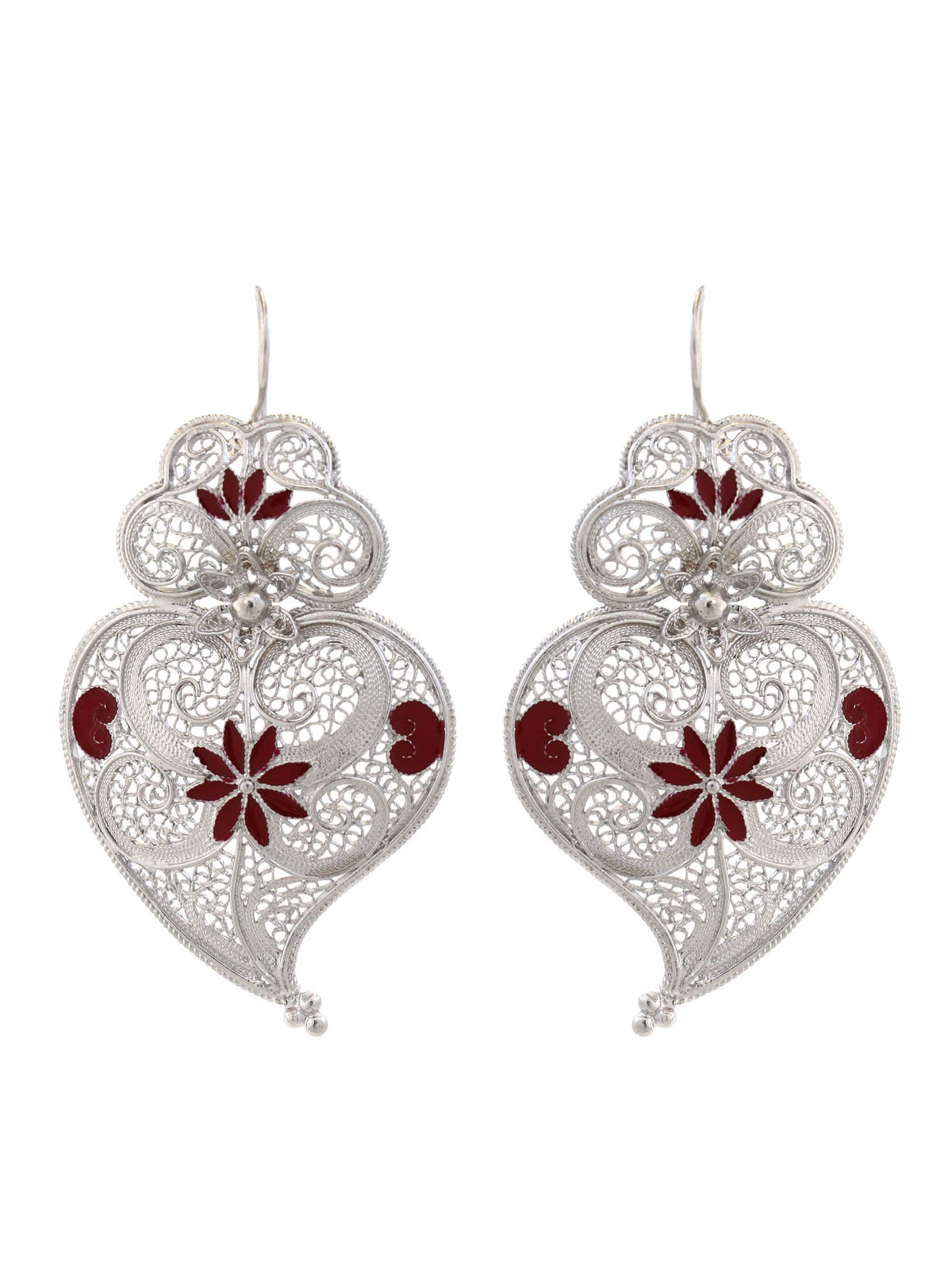 Brincos Fatal III coração de viana (9942163025)