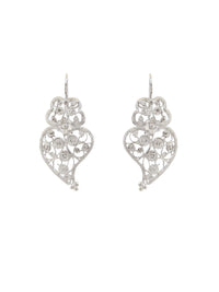 Mística III Filigree Earrings with Coils – Sterling Silver
