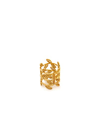 Gentil Filigree Leaf Ring