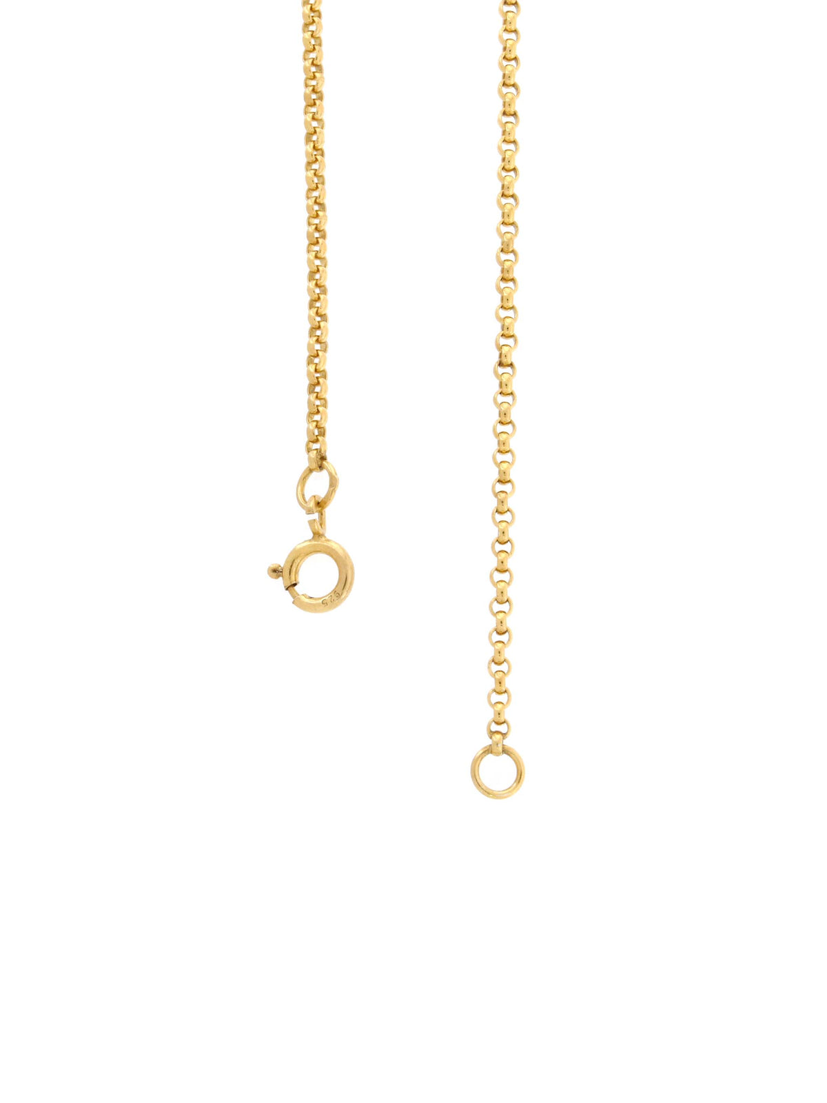 Fio M Cordão em Prata e Ouro 9/19K (55cm) (8937659089)