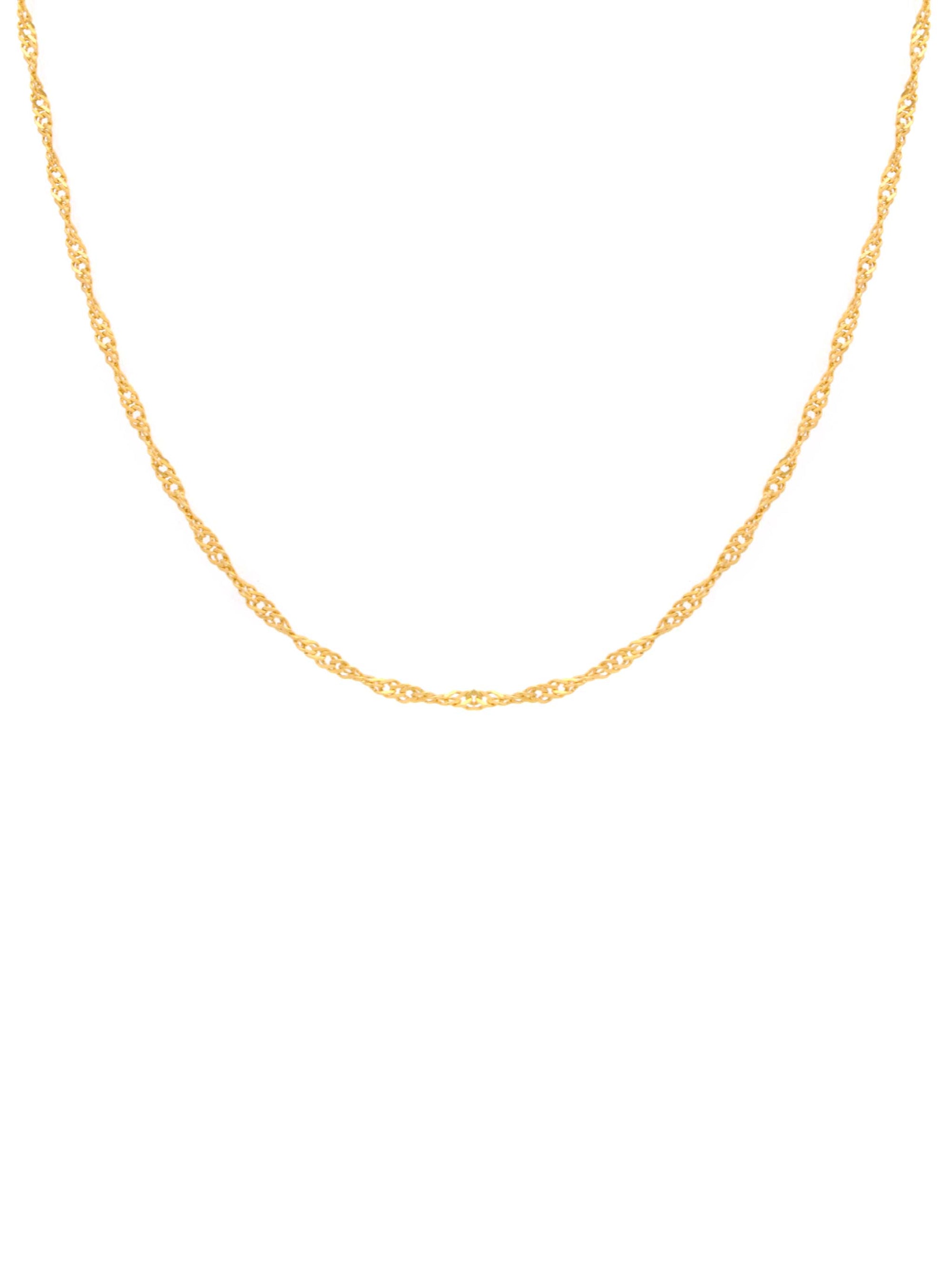 Fio S Singapura em Prata e Ouro 9/19K (45cm) (2071725113403)