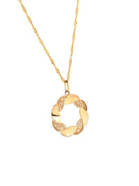 Affection Filigree Pendant – Gold-Plated Silver