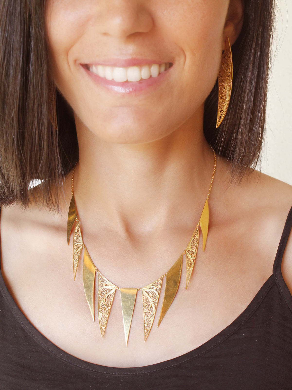 Colar Pomposo em filigrana (4172903776315)