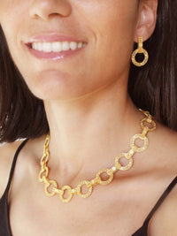 Conjunto Moderna - Colar, Brincos e Pulseira