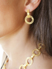 Conjunto Moderna - Colar, Brincos e Pulseira