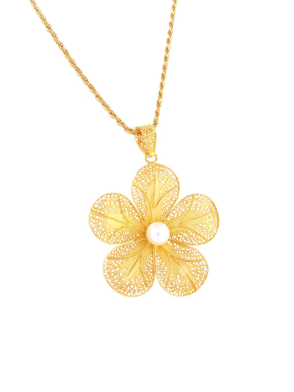 Medalha C/S Pérola em Filigrana (5427376160918)