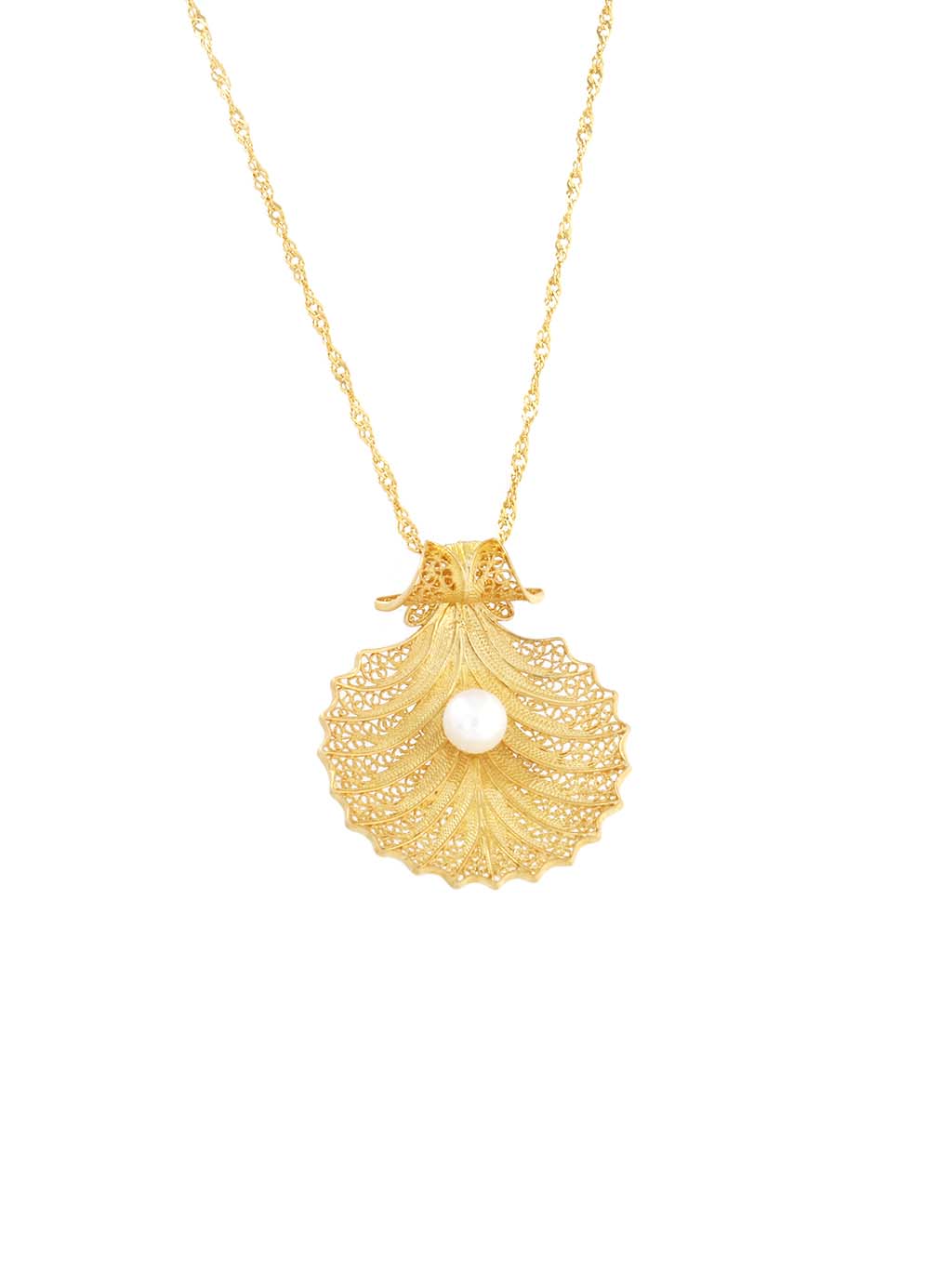 Concha com Pérola em filigrana (4479544852539)