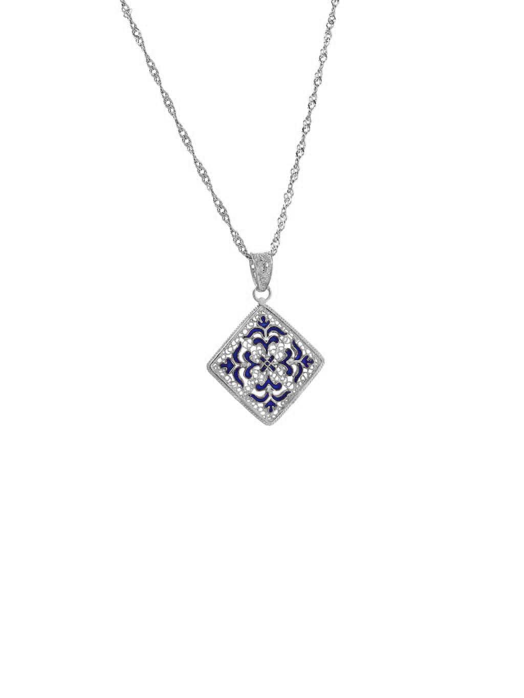 Medalha Azulejo com esmalte (5427387039894)