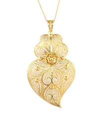 Classic Heart 6cm in 19K Gold