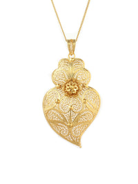 Coração Clássico 5.5cm em Ouro 19 Quilates