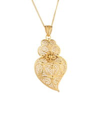 Classic Heart 4cm in 19K Gold