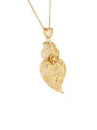 Classic Heart 4cm in 19K Gold