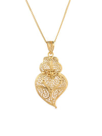 Classic Heart 3cm in 19K Gold