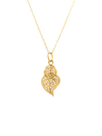 Coração Clássico 1.6cm em Ouro 19 Quilates