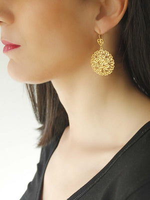 Brincos Vistosa em filigrana (4313535676475)